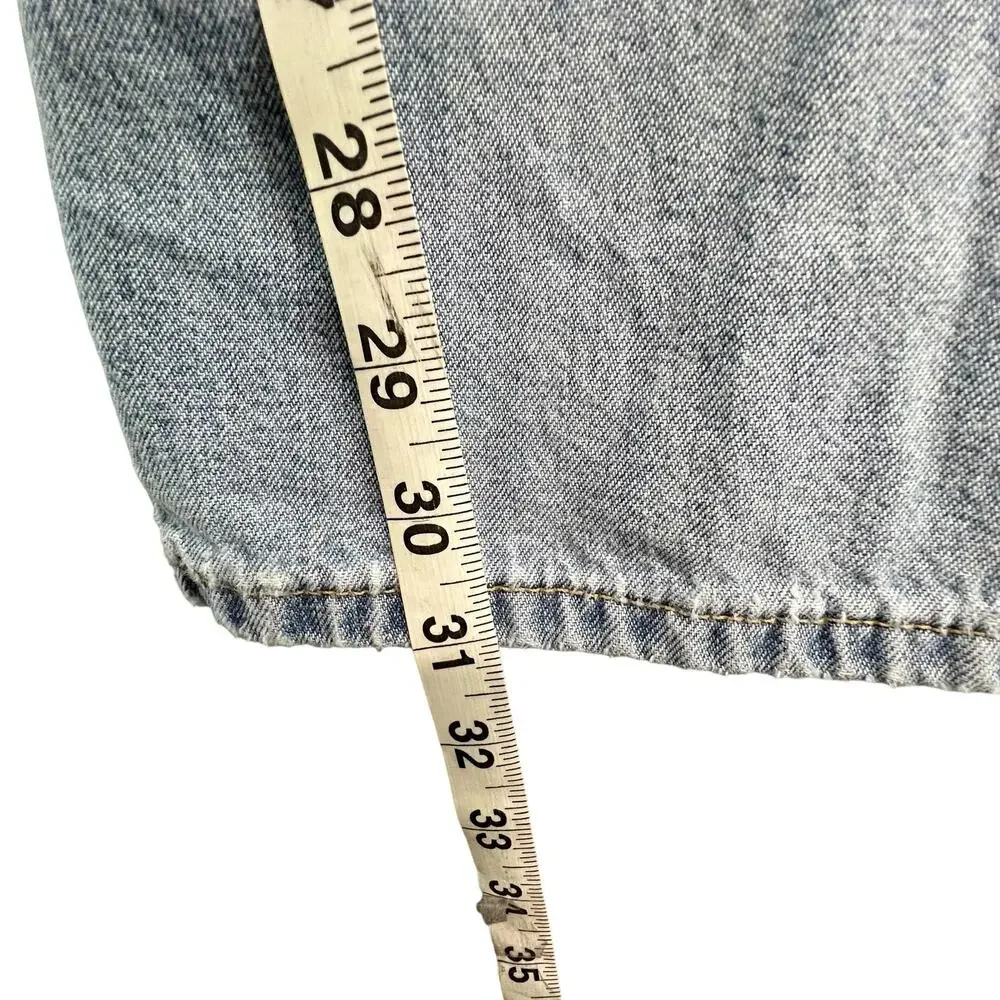 Mavi Y2K Relaxed Jeans Mens 32‎ Blue Light Wash Denim Faded Grunge Streetwear